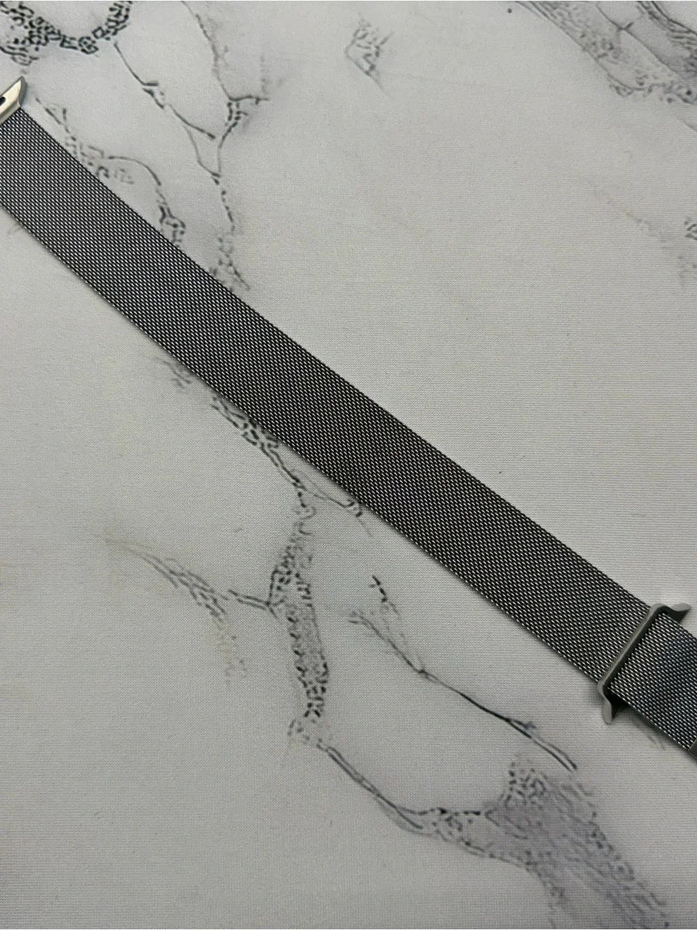 Stainless Steel Mesh Apple Watch Band - Silver